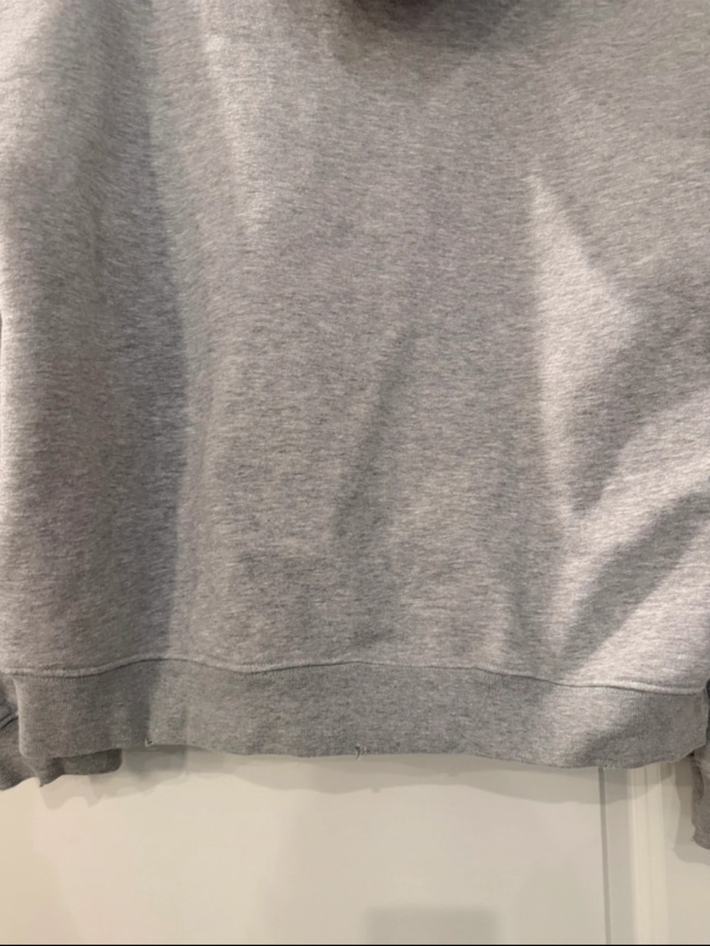 Lily & Lottie Essential Hoodie Size Small Light Gray Long Sleeves Heavyweight - Picture 5 of 12